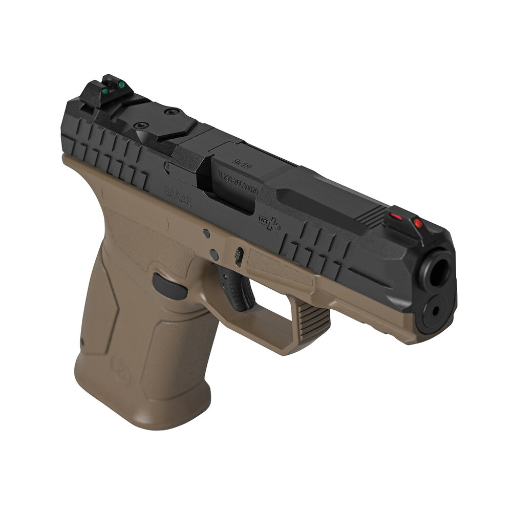 Barak MTX9 9x19mm Pistol - Duotone Black - FDE
