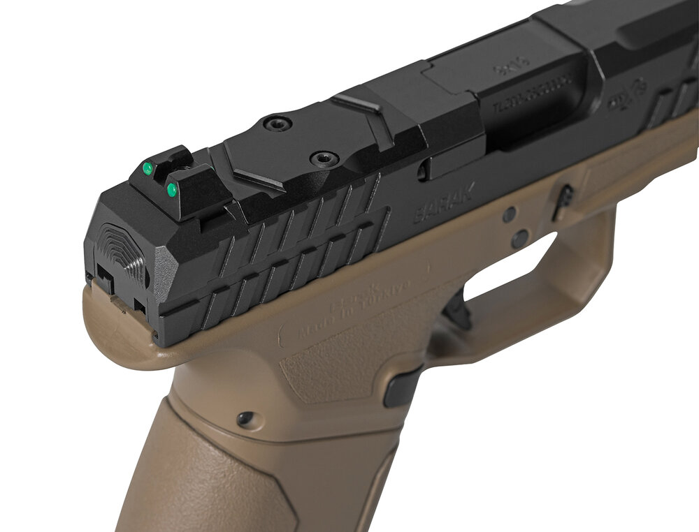 Barak MTX9 9x19mm Pistol - Duotone Black - FDE
